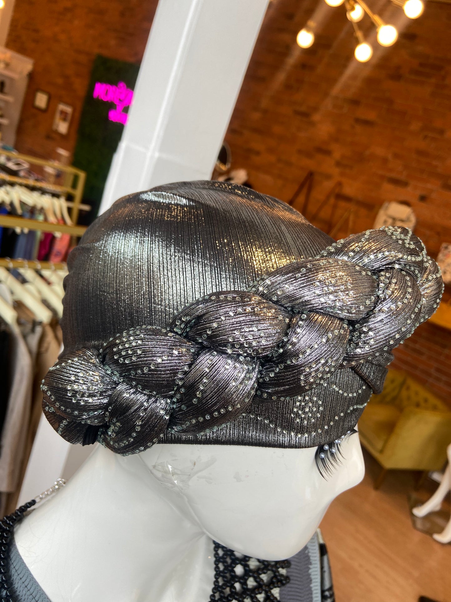 Metallic turban
