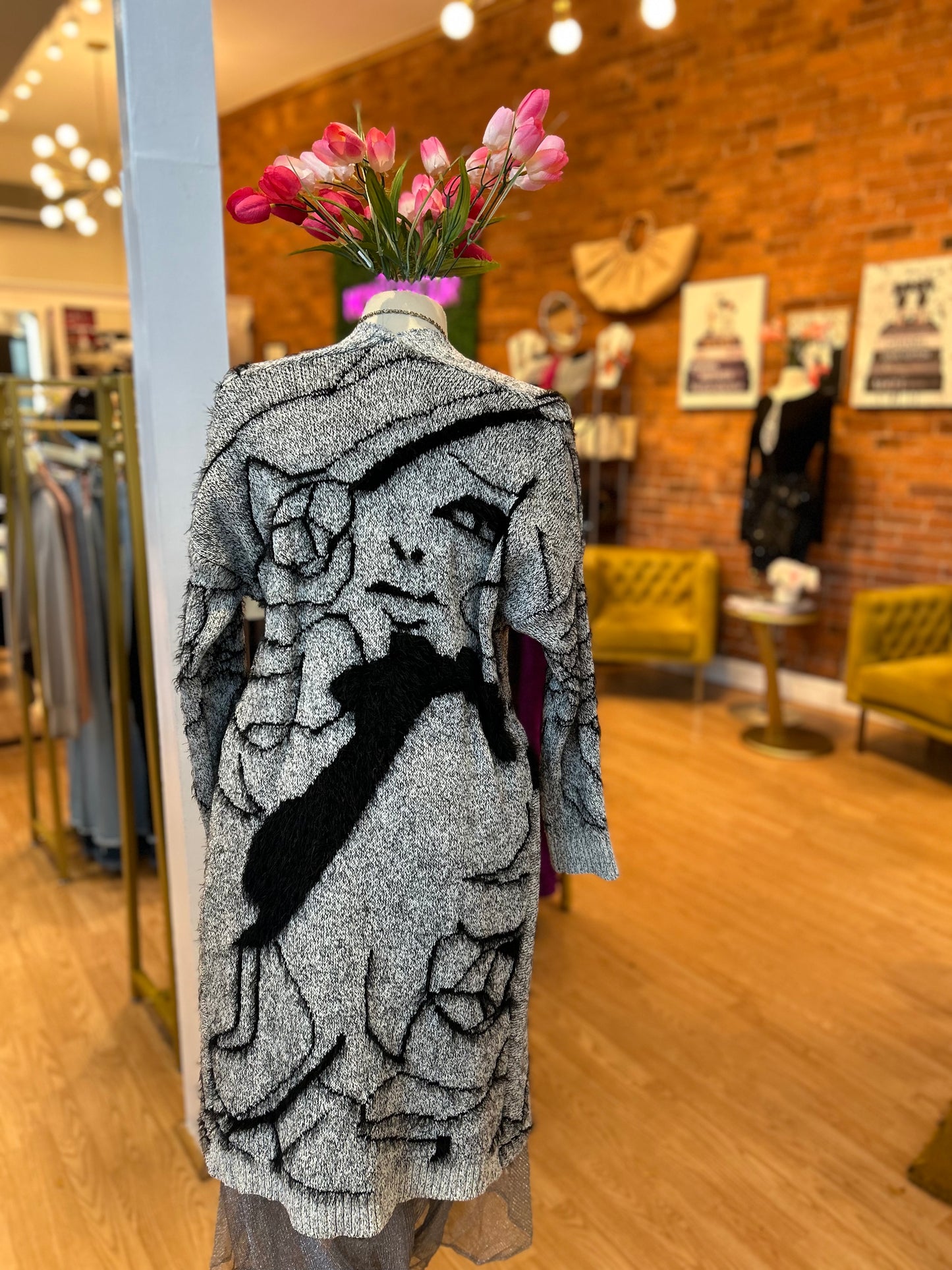 Charcoal Charm Cardigan