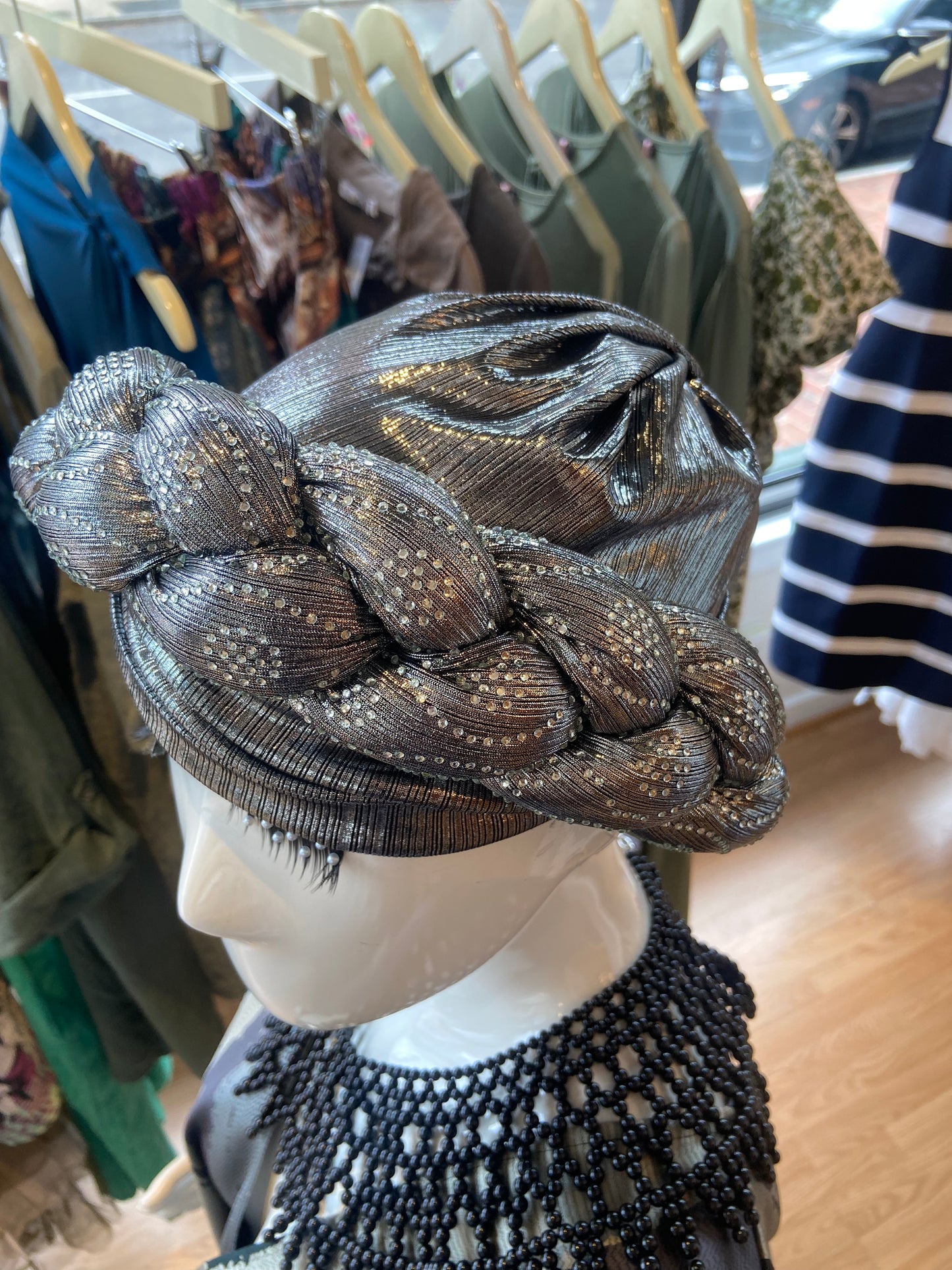 Metallic turban