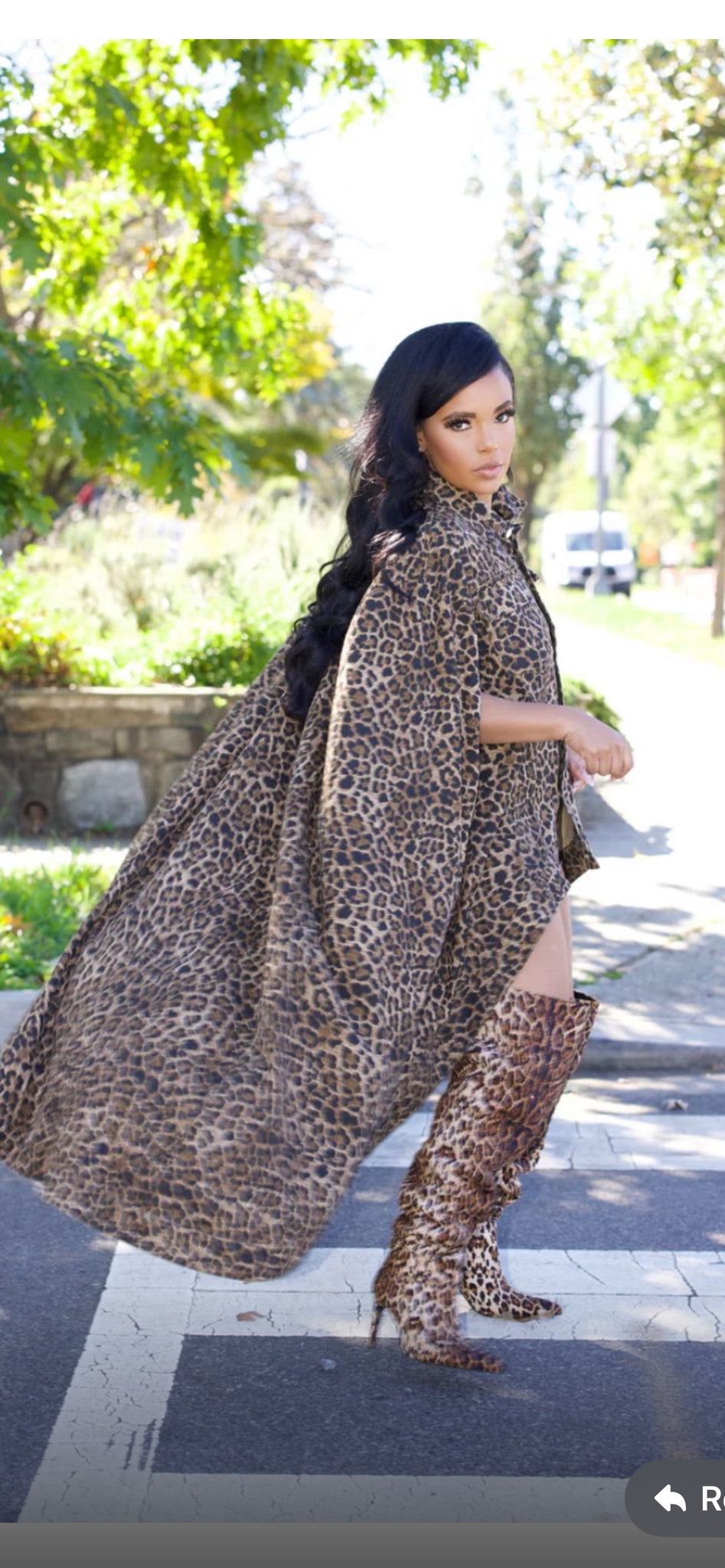Love Leopard Cape