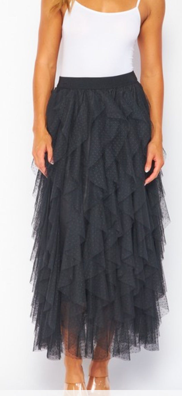 Enchanted tulle skirt