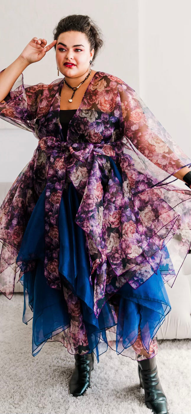 Organza jacket dress