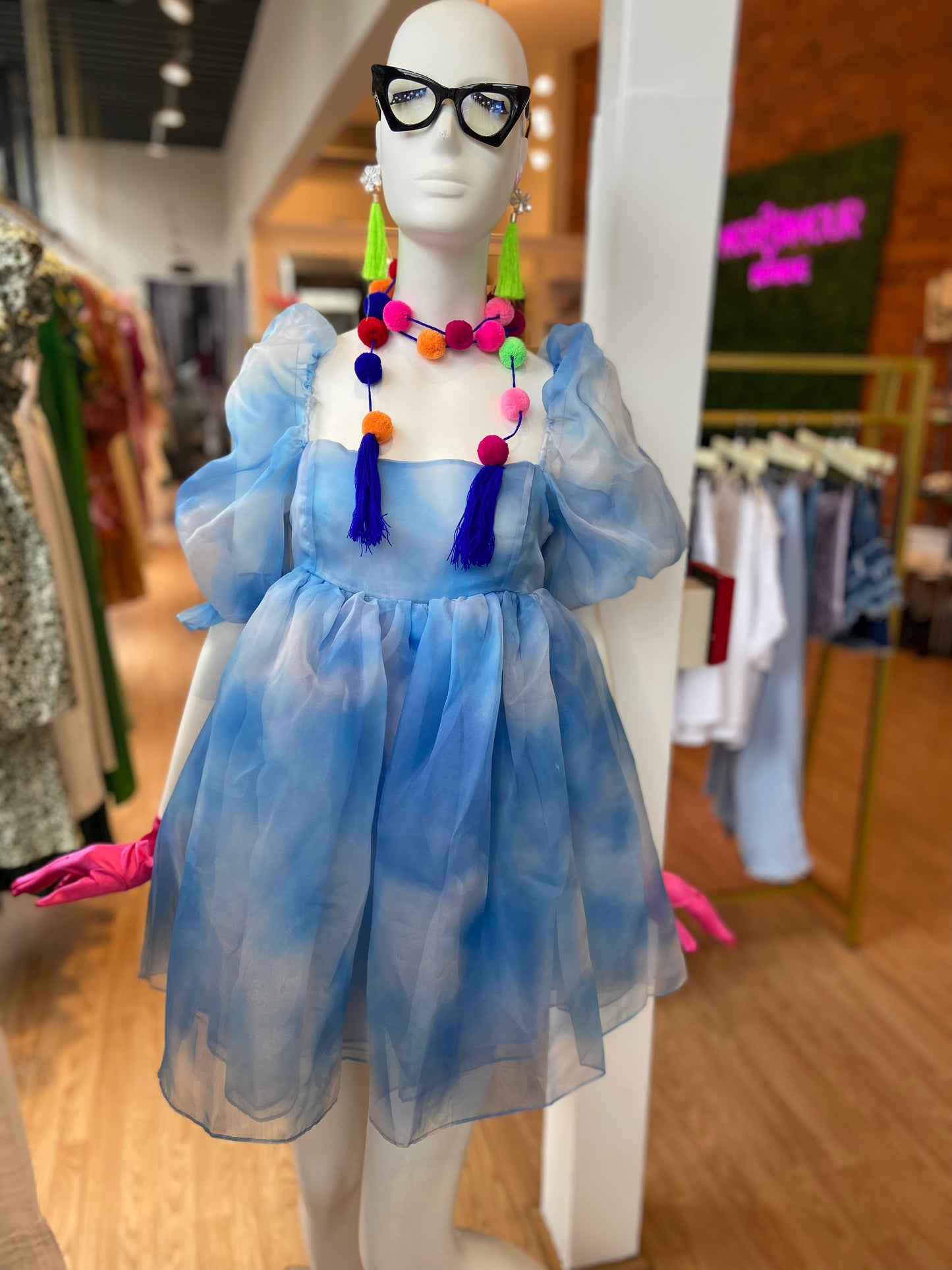 Pom Pom necklace