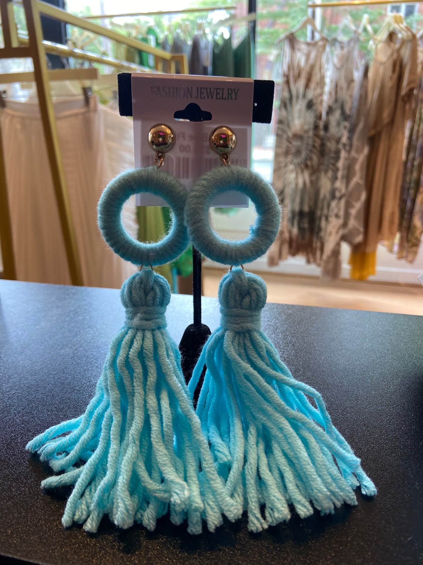 Long Knit earrings