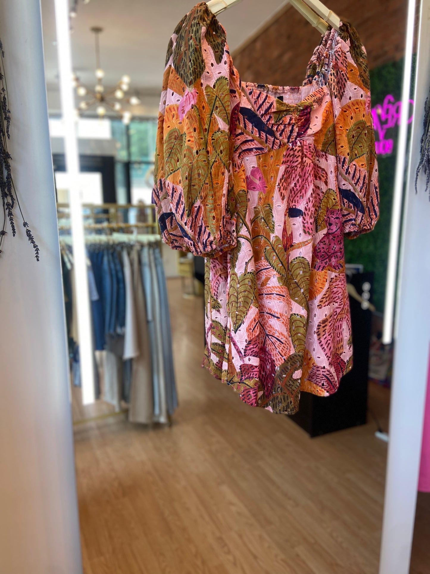 Tropical vibes dress