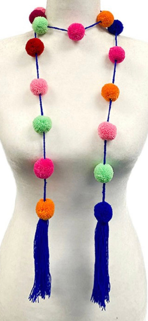 Pom Pom necklace