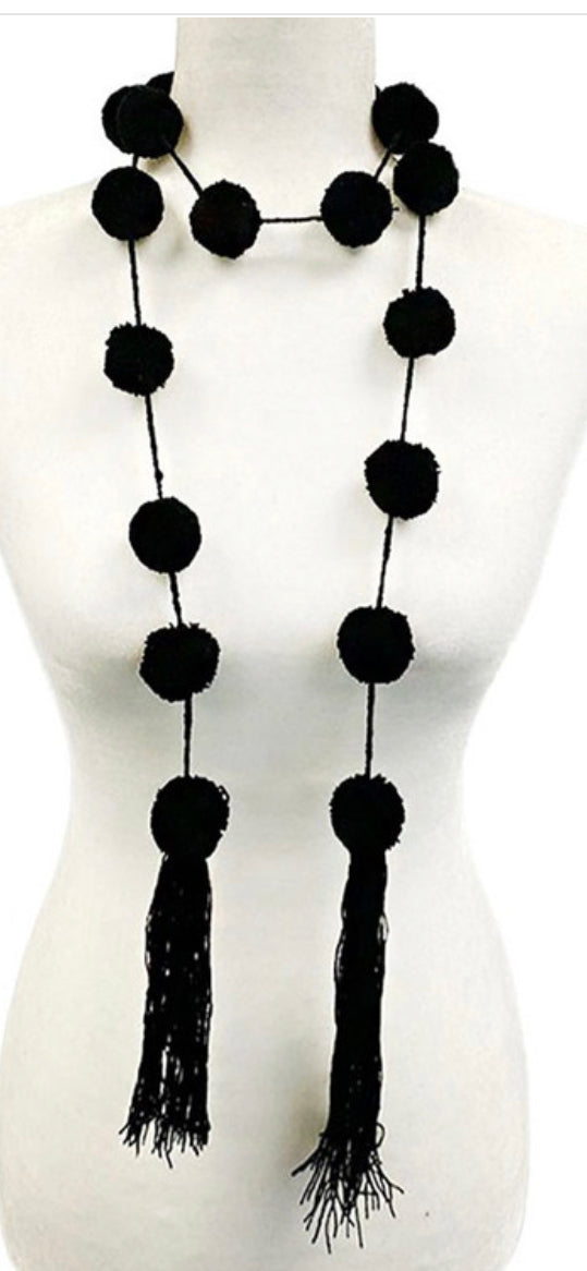 Pom Pom necklace
