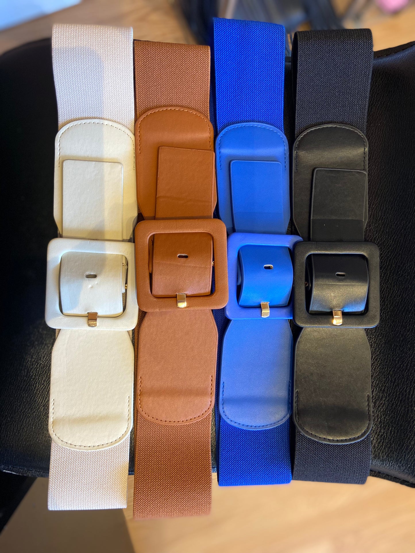 MAB faux leather belt