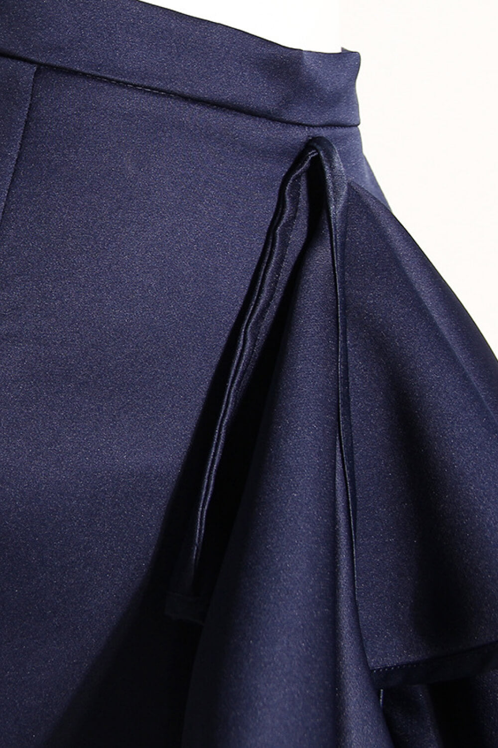 Ruffled Pleated Wide Leg Pants