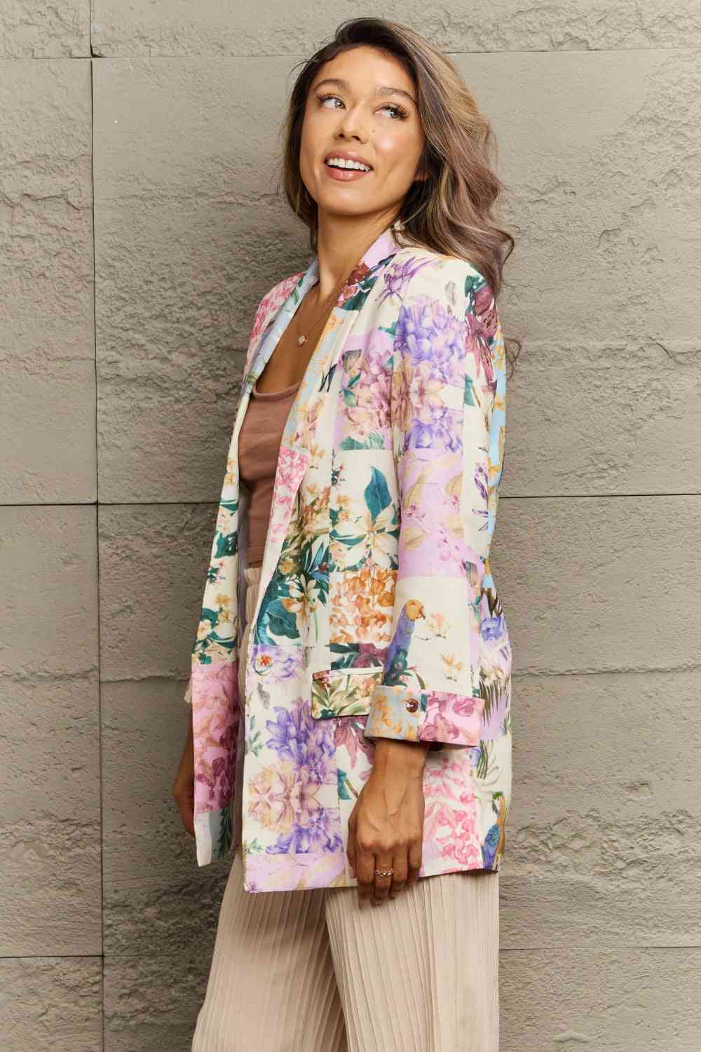Floral Finesse Blazer