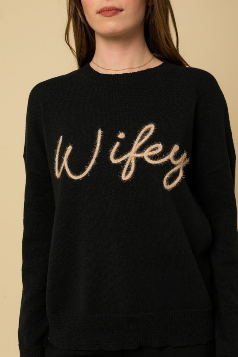WIFEY Pullover Sweater