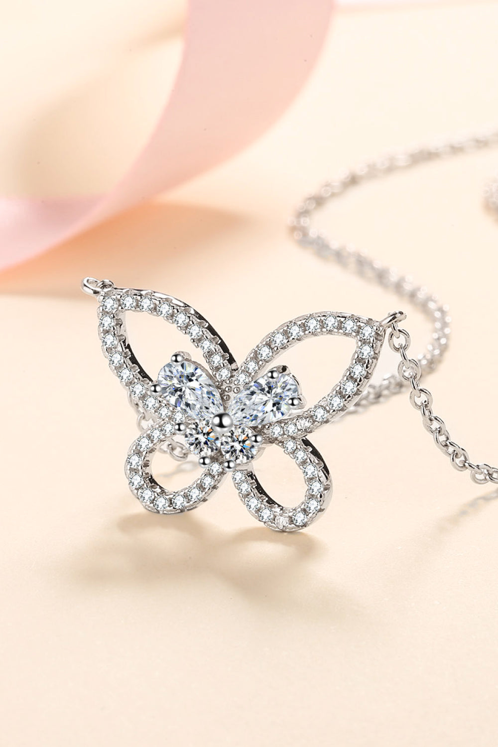 You give me butterflies pendant