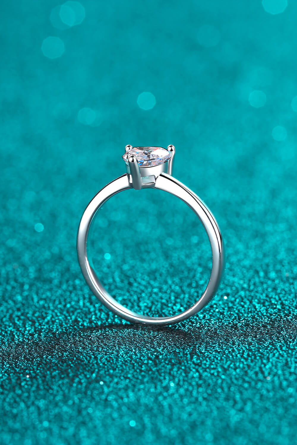 Heart-Shaped Solitaire Ring