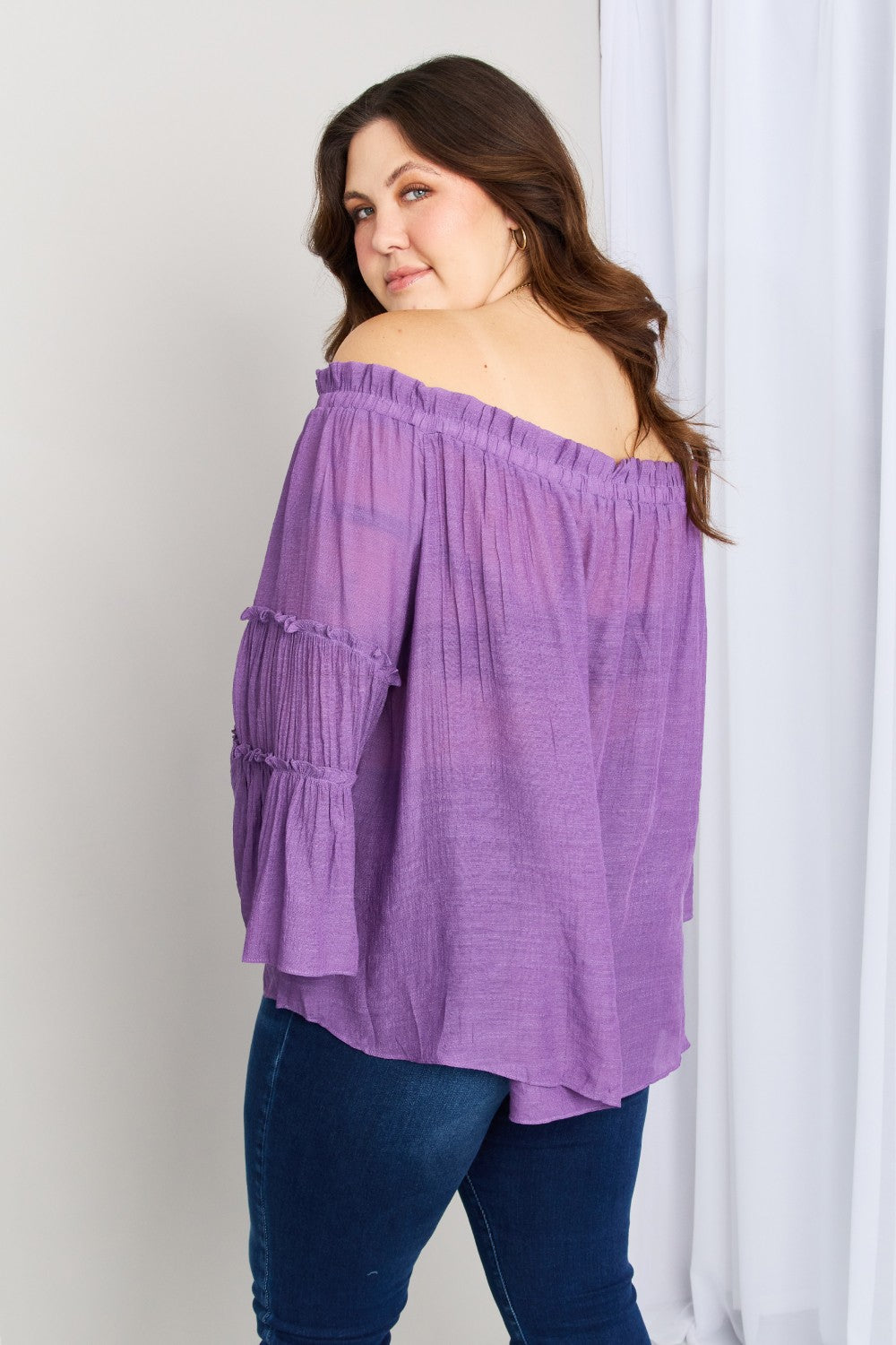Chic Bell Sleeve Blouse