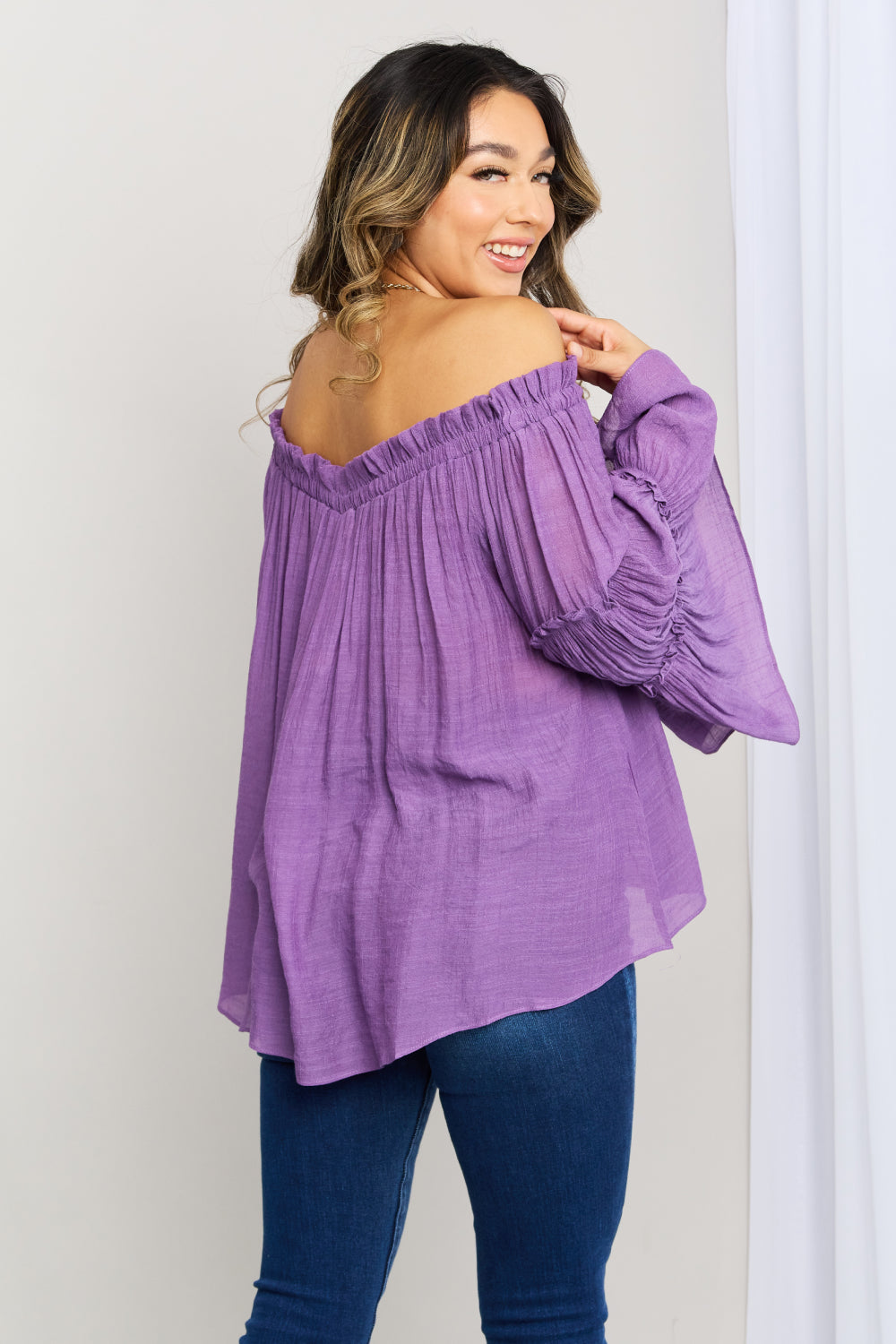 Chic Bell Sleeve Blouse