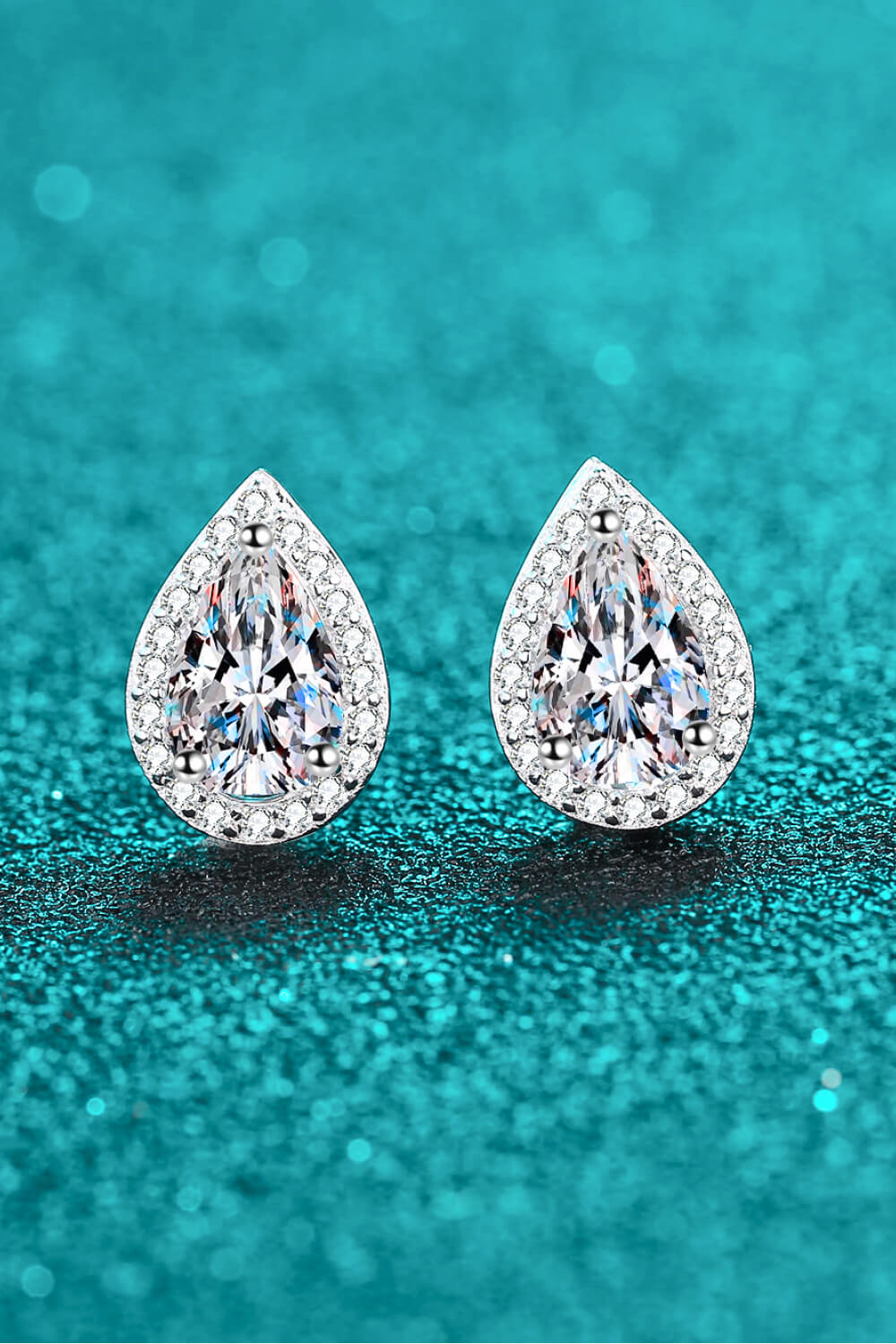 Happy Teardrop Studs