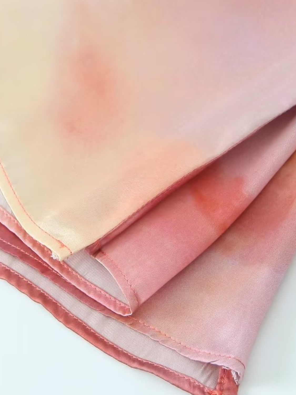 Tie-Dye Asymmetrical Ruched Cami