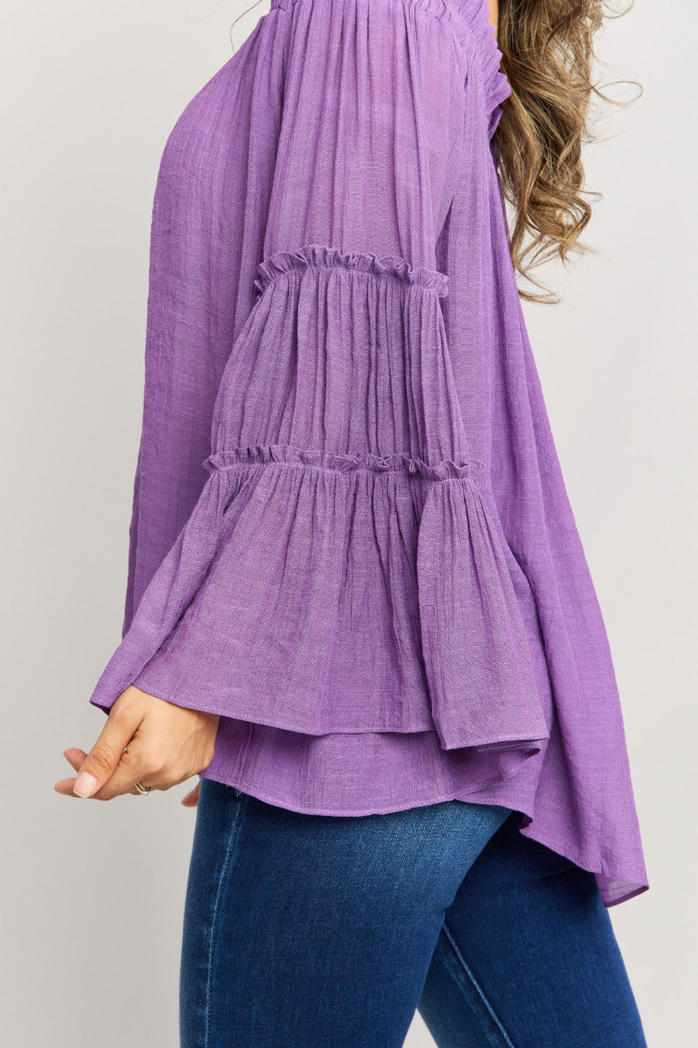 Chic Bell Sleeve Blouse