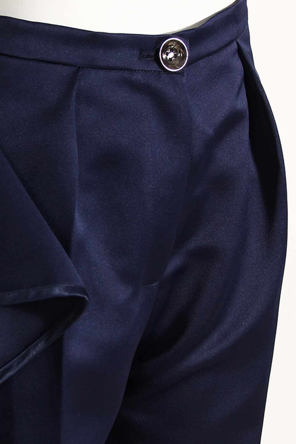 Ruffled Pleated Wide Leg Pants