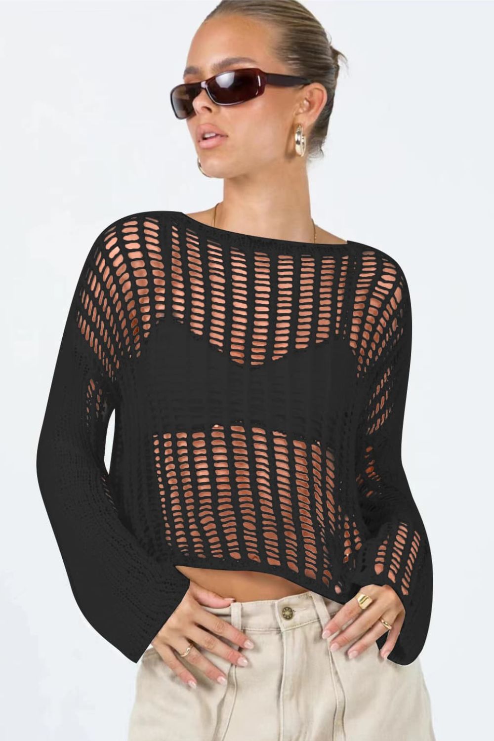 Netted Cover Up top