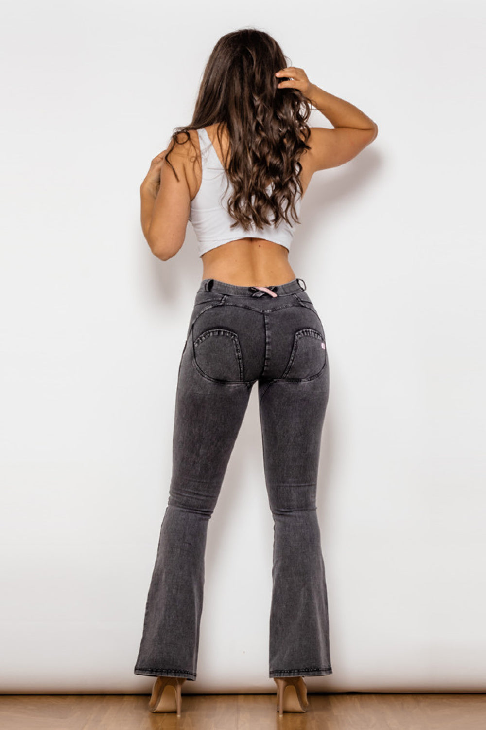 MAB Button Flare Jeggings