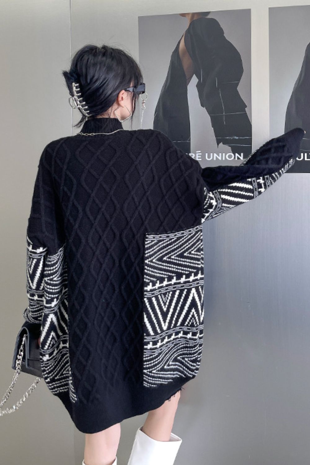 Chevron Sweater Dress