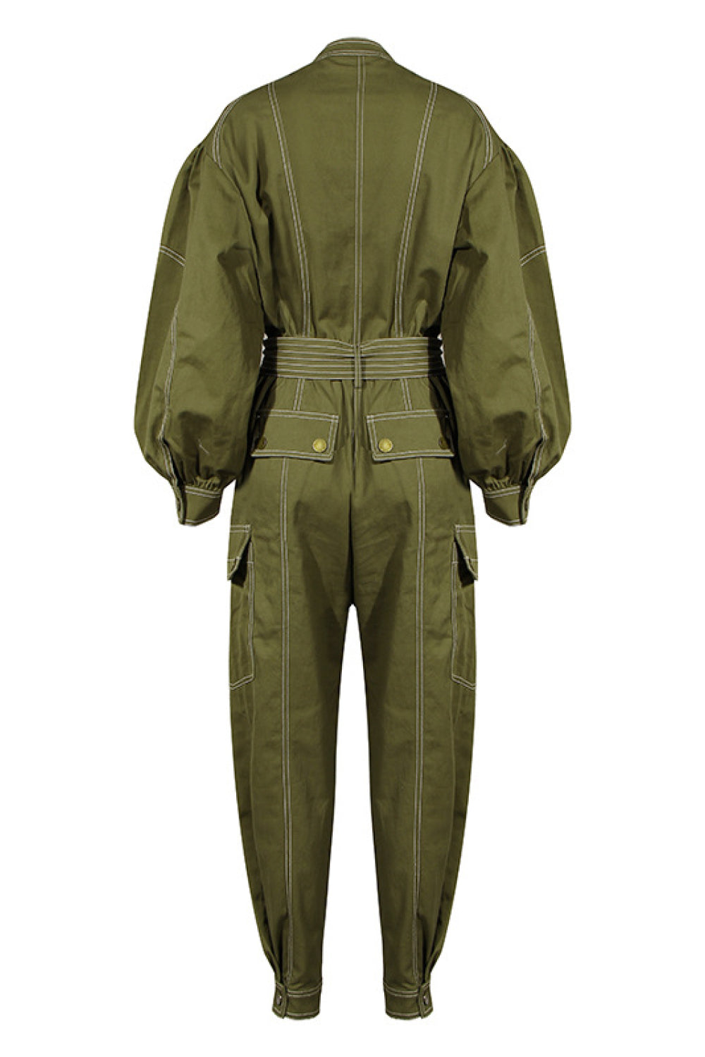 Fashion Pilot Tie Jumpsuit