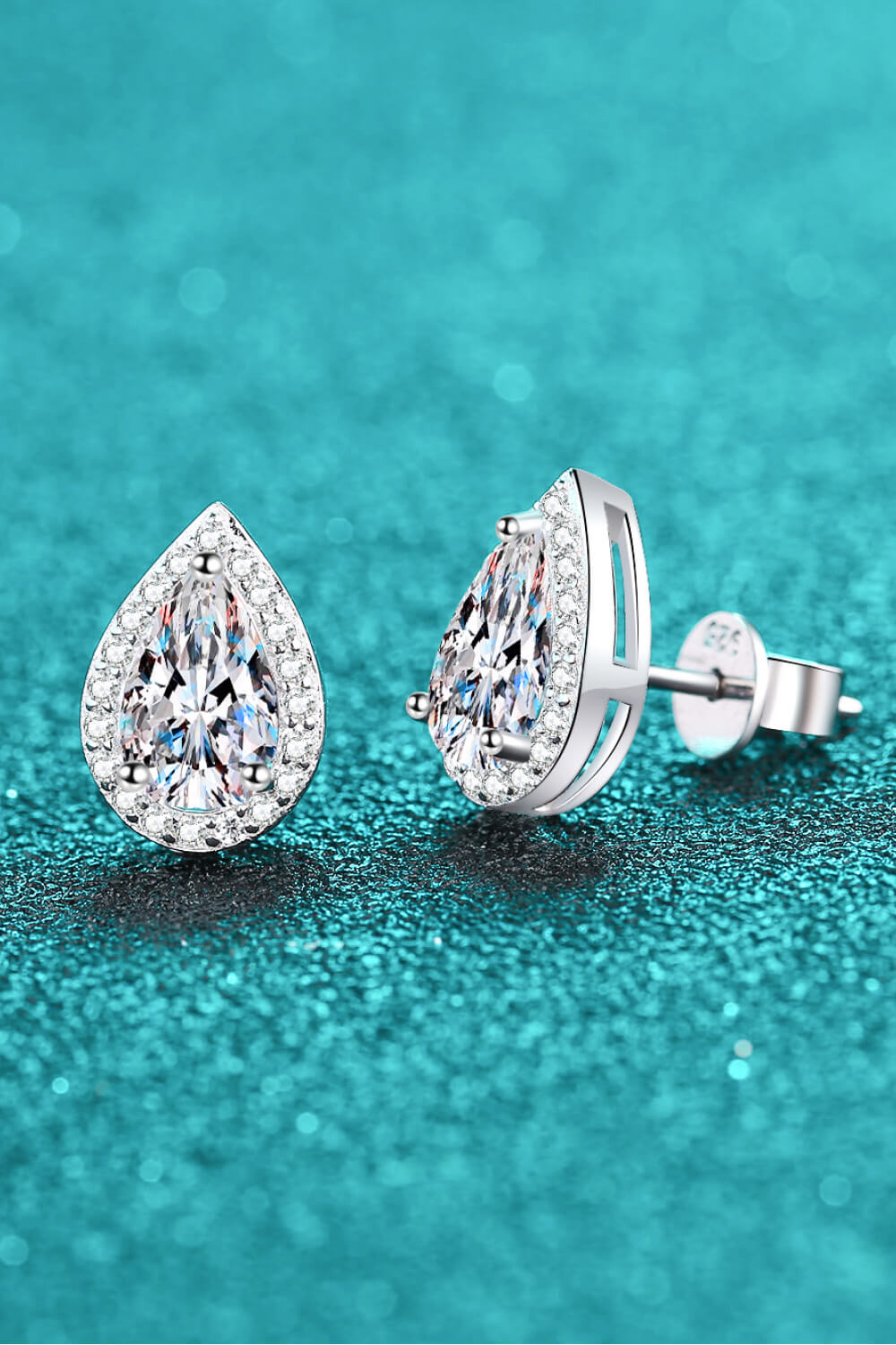 Happy Teardrop Studs