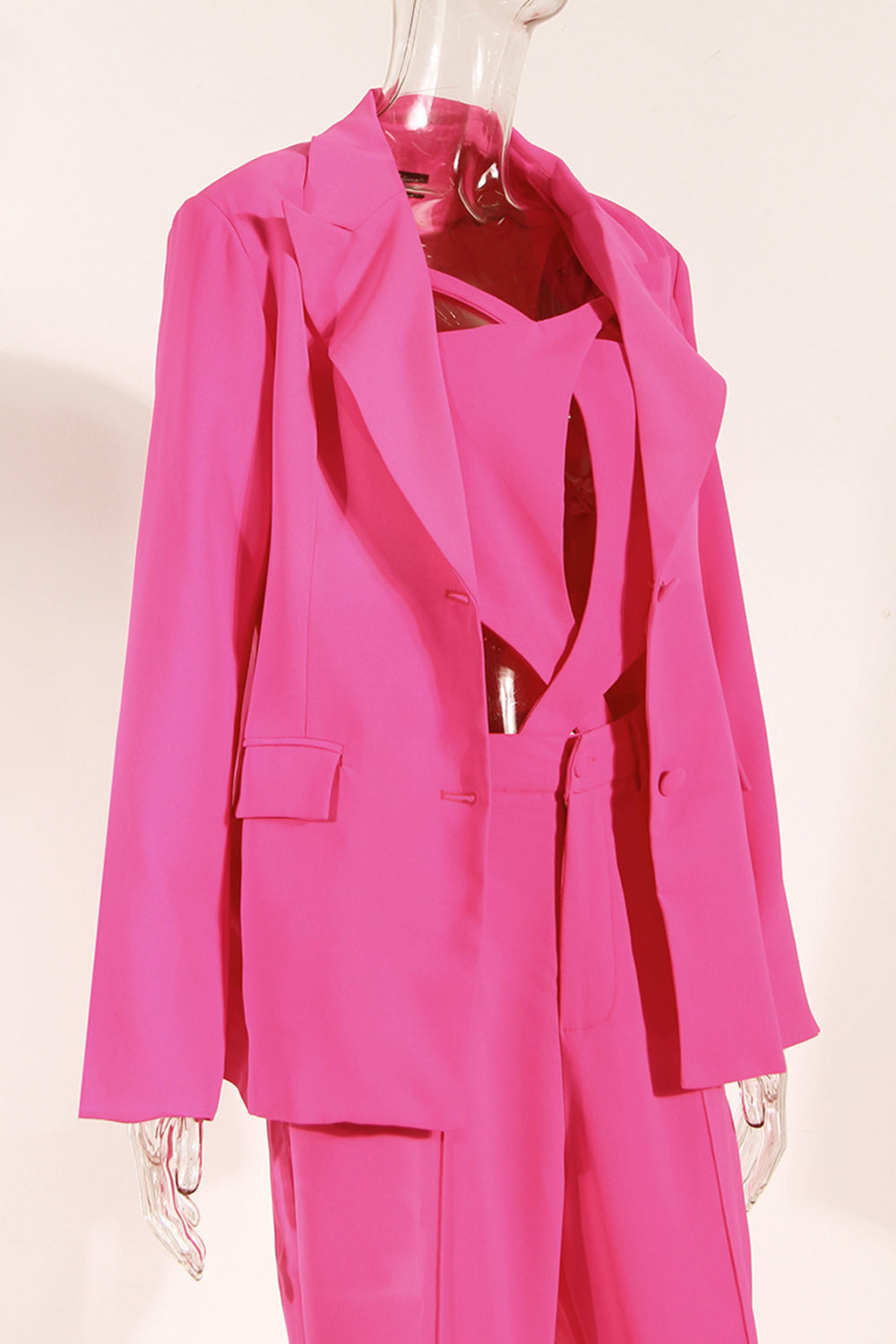 Crisscross Blazer Set