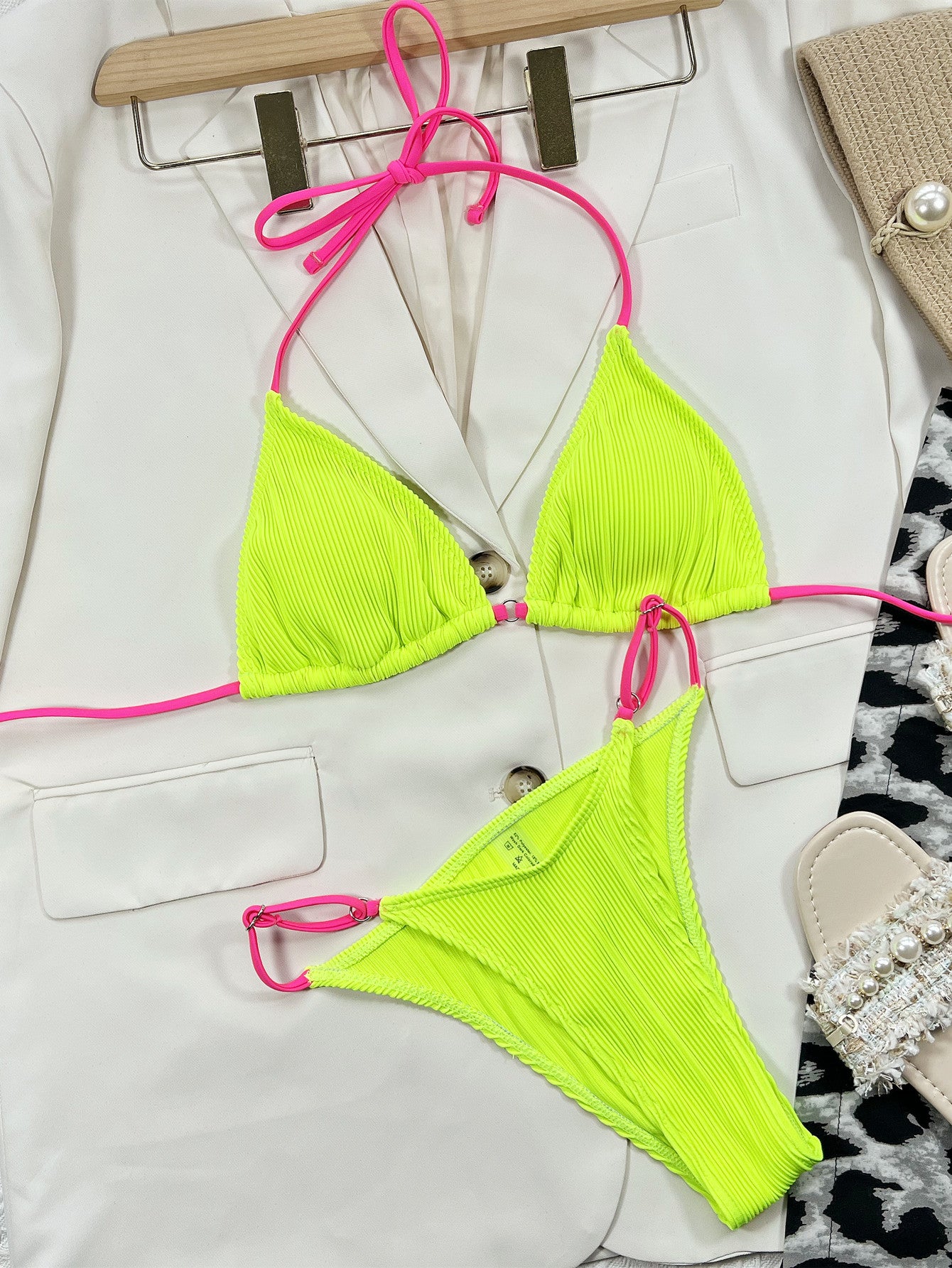Neon vibes Bikini Set