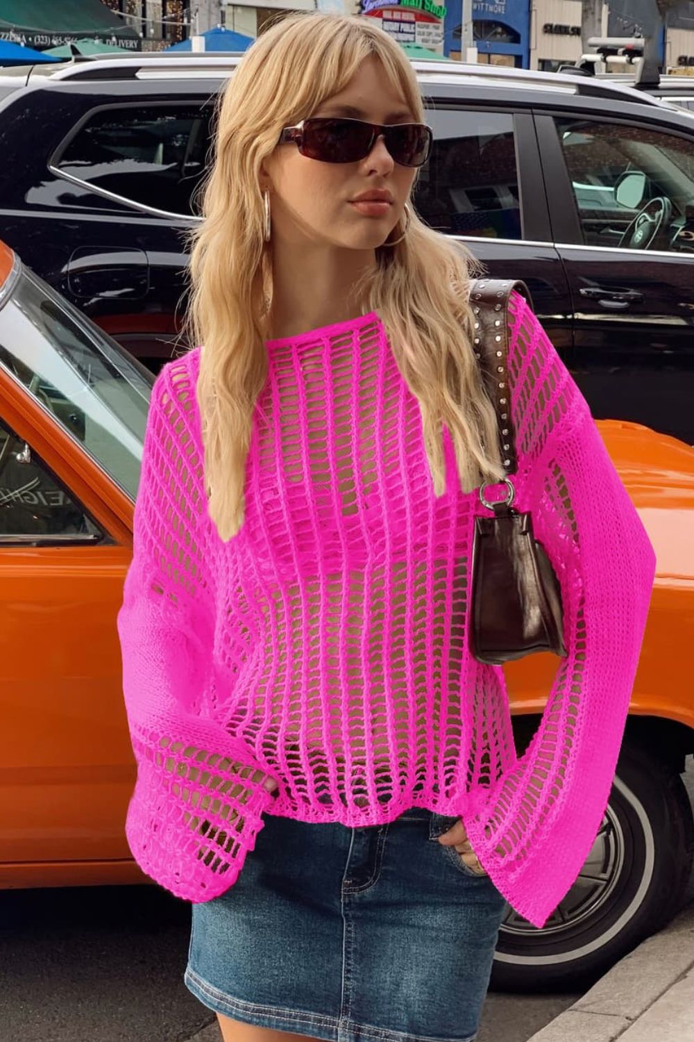 Netted Cover Up top