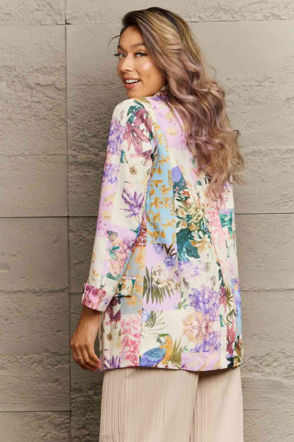 Floral Finesse Blazer