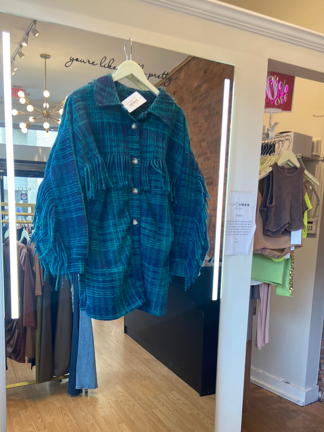 Total styler plaid jacket