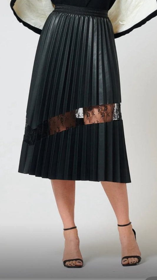 Adore luxe pleated skirt