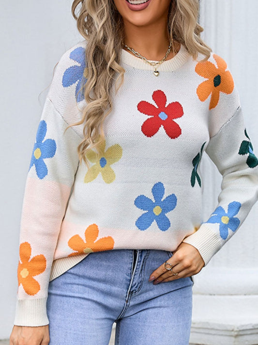 Floral Sweater