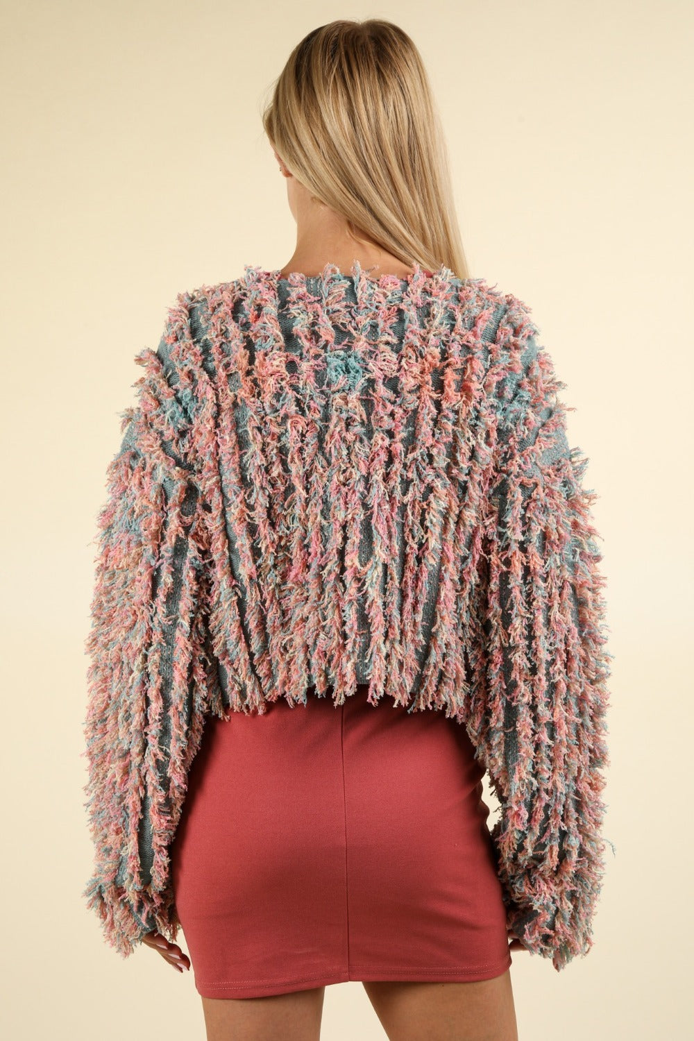 Shaggy Yarn Jacket