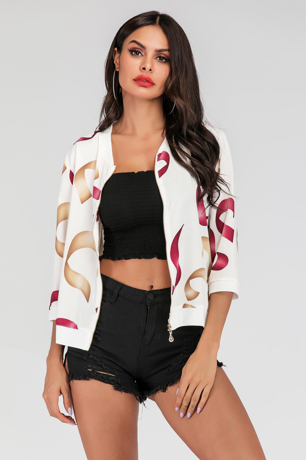 Ribbons Bomber Jacket