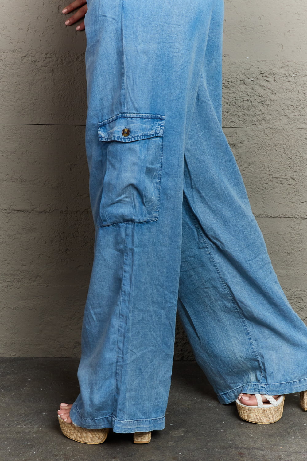 Out Of Site Denim Cargo Pants