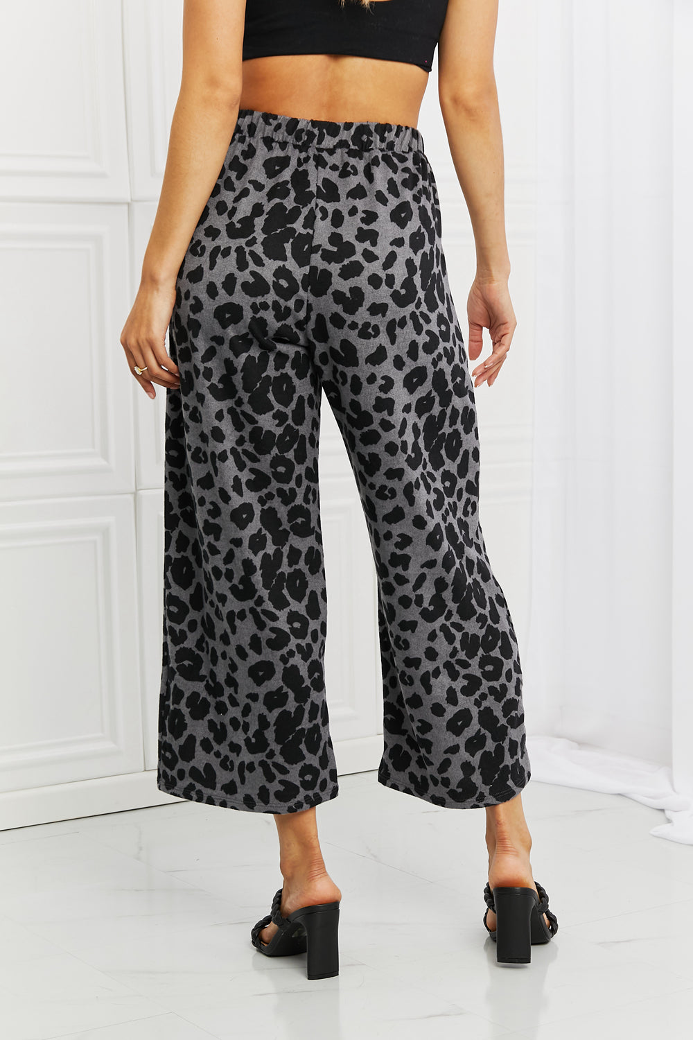 Cheetah Wide Leg Pants