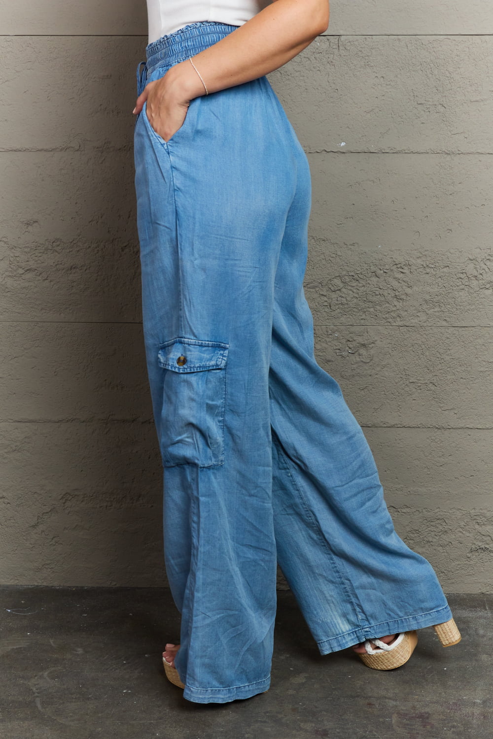 Out Of Site Denim Cargo Pants