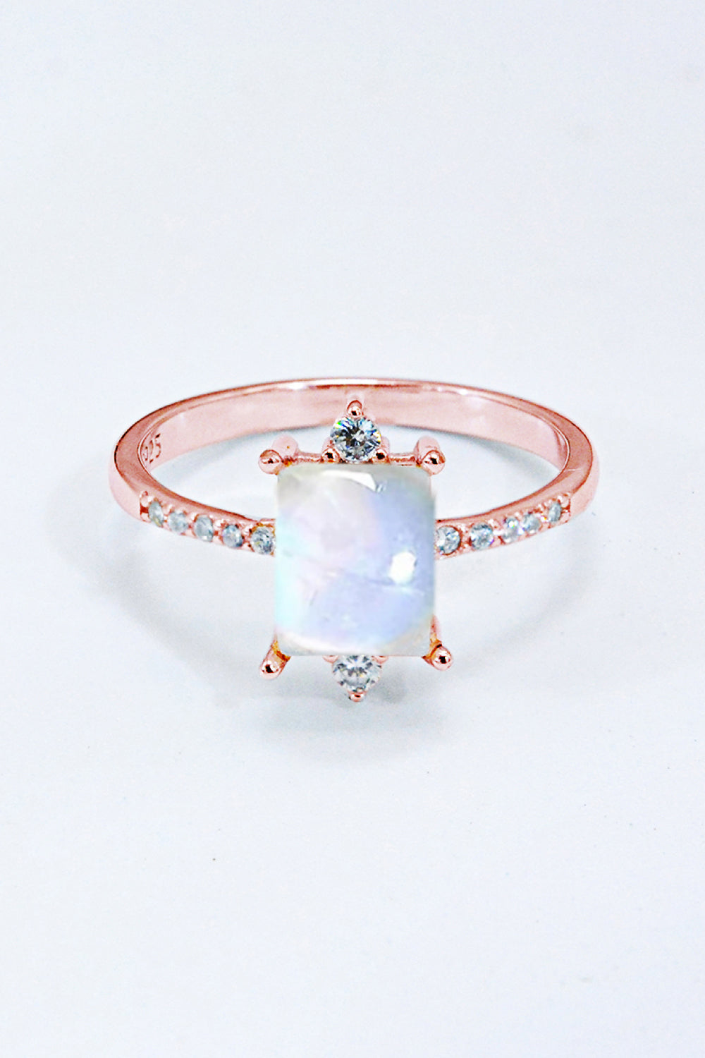 Square Moonstone Ring