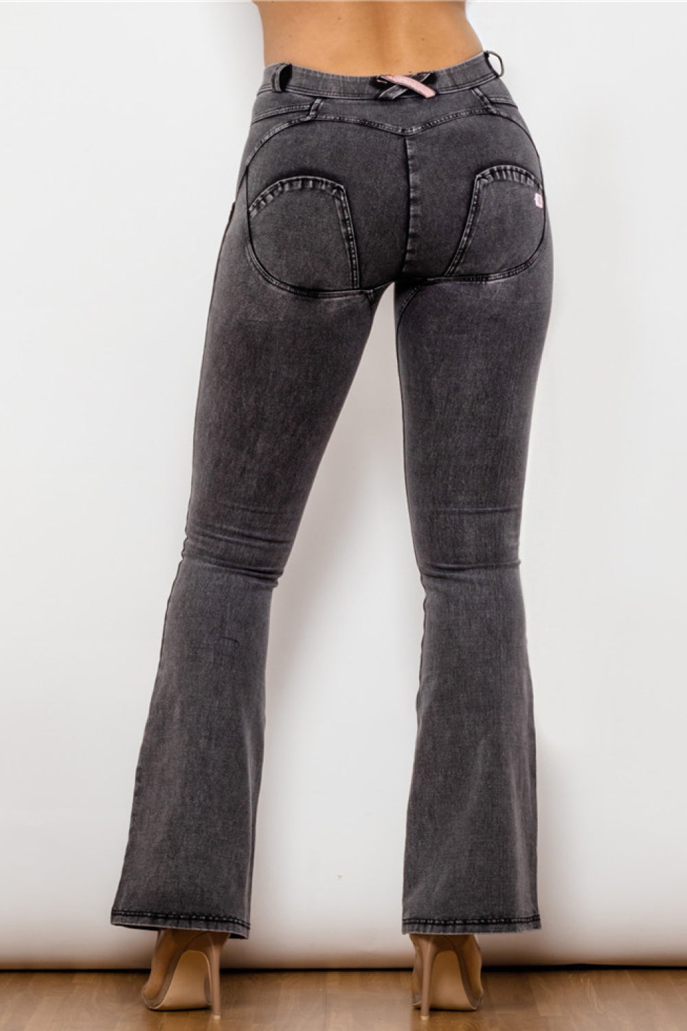 MAB Button Flare Jeggings