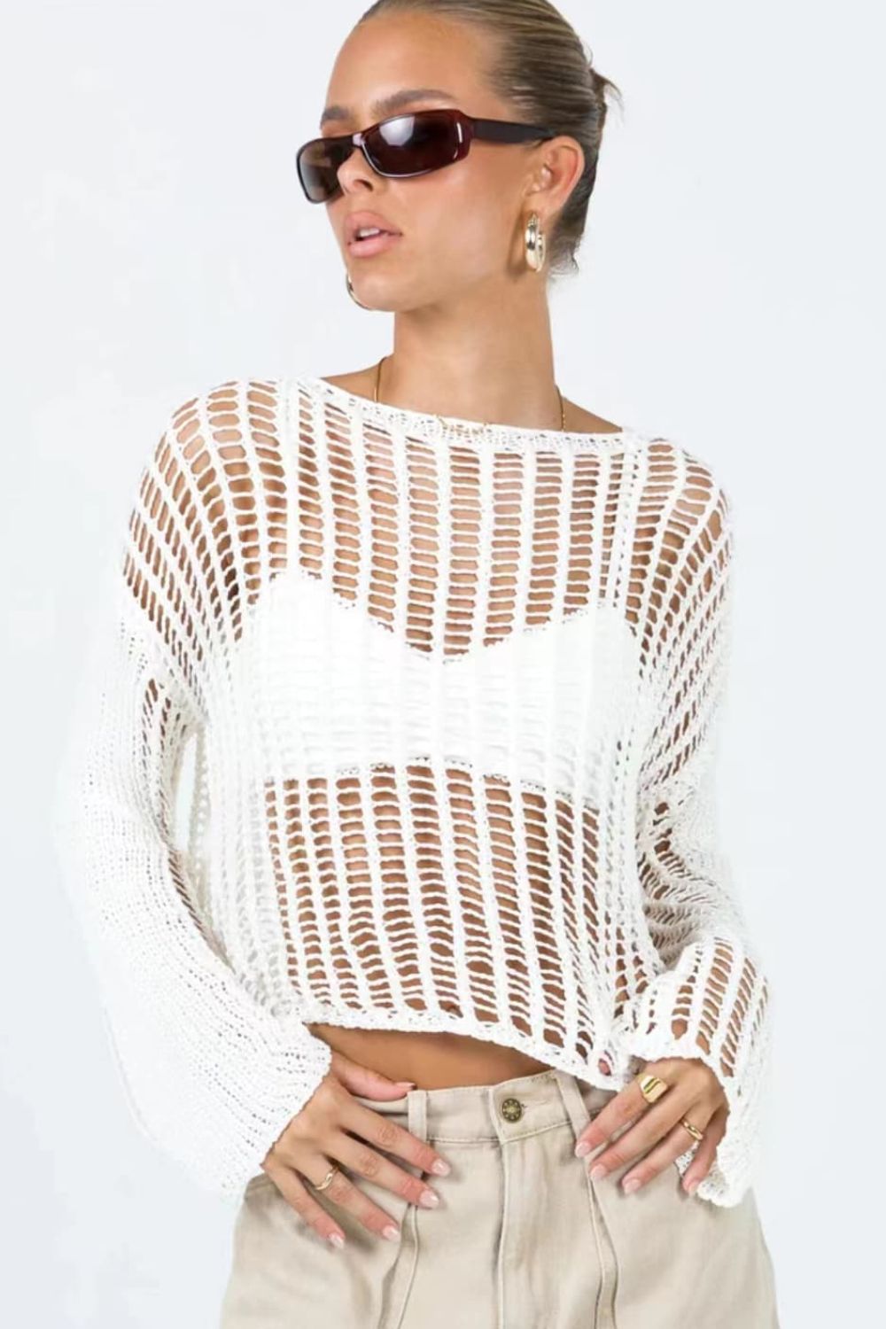 Netted Cover Up top