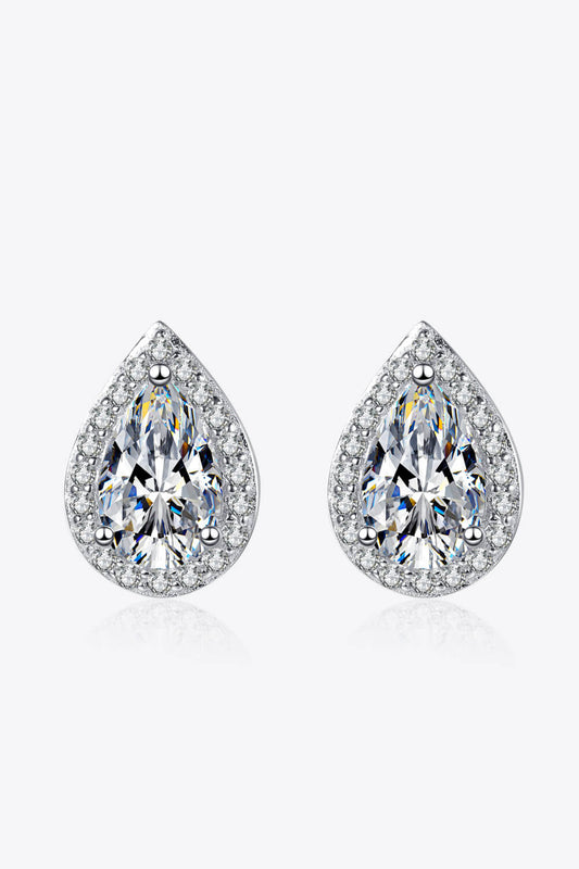 Happy Teardrop Studs